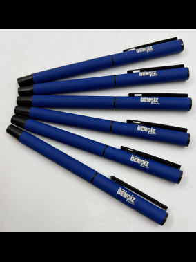 Kapaklı Metal Roller Kalem Süper Jel Refil