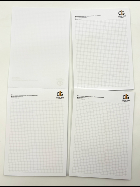 Üstten Tutkallı Bloknot