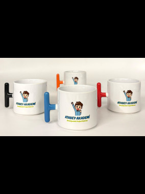 Süblimasyon Porselen T Kupa Bardak - Kutulu