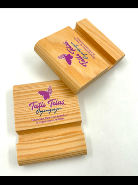 Ahşap Telefon Tutucu