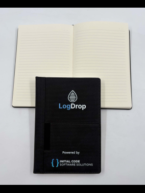 15 x 21 cm Termo Deri Sert Kapaklı Tarihsiz Defter, 224 Sayfa, 80 gr Çizgili İç Kağıt, Telefon - Kart - Kalem Cepli
