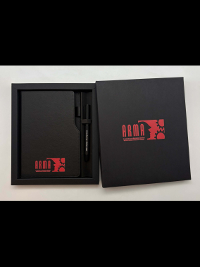 Termo Deri Defter & Metal Roller Kalem Kutulu Hediye Seti