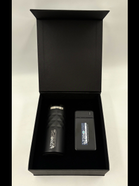 300 ml Termos & 10.000 mAh Powerbank Kutulu VIP Hediye Seti