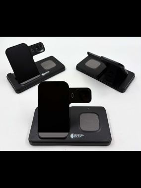 4'ü 1 Arada Kablosuz Şarj Standı