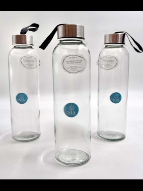 500 ml Cam Matara Şu Şişesi Kılıfsız