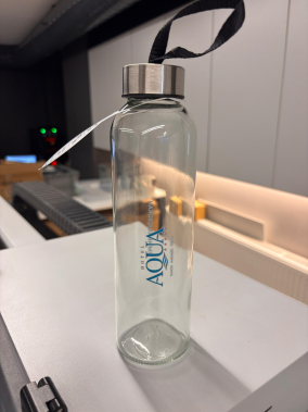 500 ml Cam Matara Şu Şişesi Kılıfsız