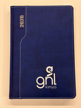17 x 24 cm Termo PU Sert Kapaklı Günlük Tarihli Ajanda 320 Sayfa 70 gr Krem Çizgili İç Kağıt