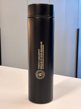 450 ML Isı Derecesi Gösteren Dijital Göstergeli Çelik Termos