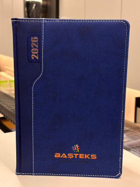 17 x 24 cm Termo PU Sert Kapaklı Günlük Tarihli Ajanda 320 Sayfa 70 gr Krem Çizgili İç Kağıt