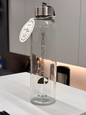 500 ml Cam Matara Şu Şişesi Kılıfsız