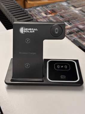 Apple Watch, Bluetooth Kulaklık ve Telefon Uyumlu 3’ü 1 Arada Kablosuz Şarj Standı