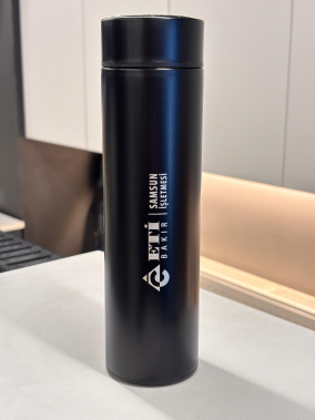 450 ML Isı Derecesi Gösteren Dijital Göstergeli Çelik Termos