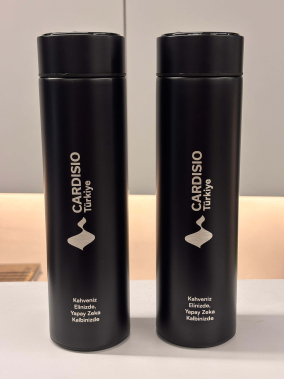 450 ML Isı Derecesi Gösteren Dijital Göstergeli Çelik Termos