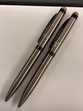 Dokunmatik Özellikli Siyah Metal Tükenmez Kalem