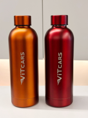 500 ml Geri Dönüştürülmüş Paslanmaz Çelik Termos Şişe - Çift Duvarlı