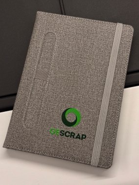 15 x 21 cm Termo PU Sert Kapaklı Tarihsiz Defter, 224 Sayfa, 70gr. Ivory Krem Çizgili İç Kağıt, Kalem Tutuculu, Esnek Lastikli