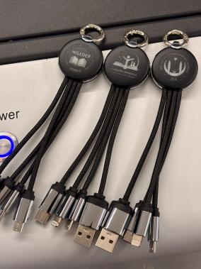 S-link SL-CP110 20cm 2A MicroUSB+Lightning+TypeC 3 in 1 LED Logolu Şarj Kablosu