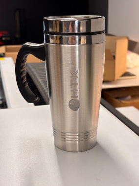 450 ml Saplı Paslanmaz Çelik Termos Bardak