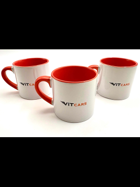 Süblimasyon Porselen Nescafe Kulbu ve İçi Renkli Kupa Bardak Kutulu - Logo Baskılı