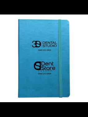 13 x 21 cm Termo PU Sert Kapaklı Tarihsiz EKONOMİK Defter, 160 Sayfa, 60 gr Holmen Krem Çizgili İç Kağıt, Esnek Kapak Lastikli, Kalem Tutuculu