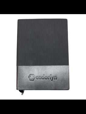 15 x 21 cm Yumuşak Termo Deri Kapaklı Tarihsiz Defter, 224 Sayfa, 80gr. Ivory Çizgili İç Kağıt, Renkli Kenarlı