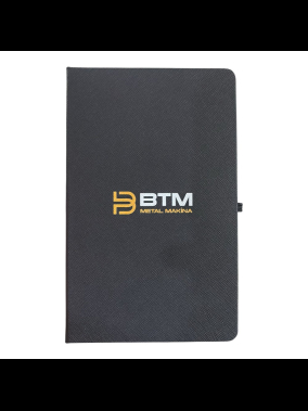 13 x 21 cm Termo PU Sert Kapaklı Tarihsiz Defter, 224 Sayfa, 80 gr Ivory Krem Çizgili İç Kağıt, Esnek Lastikli, Kalem Tutuculu