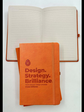 13 x 21 cm Termo PU Sert Kapaklı Tarihsiz Defter, 160 Sayfa, 70 gr. Nostaljik Çizgili İç Kağıt, Esnek Lastikli, Kalem Tutuculu