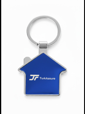 Ev Şeklinde Domeks Anahtarlık