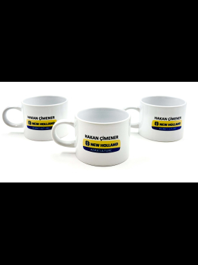 Süblimasyon Porselen Motto Fincan Kutulu - Logo Baskılı