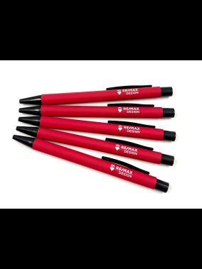 Rubber Gövde Metal Tükenmez Kalem