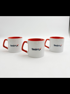 Süblimasyon Porselen Afilli Kulbu ve İçi Renkli  Kupa Bardak Kutulu - Logo Baskılı