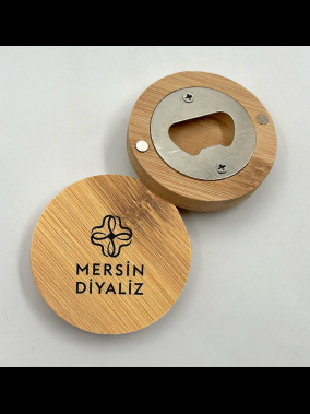 Bambu Yuvarlak Magnetli Açacak