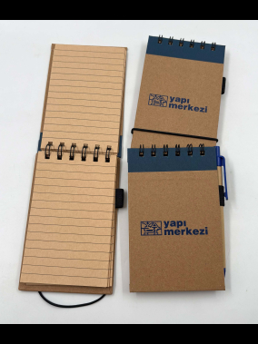 Geri Dönüşümlü Lastikli Not Defteri