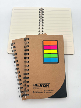 12,5 x 20,5 cm Spiralli Defter