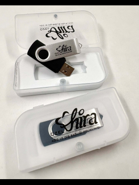 16 GB Döner Metal Başlıklı USB Bellek