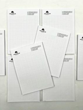 Üstten Tutkallı Bloknot