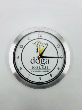 25 cm Alüminyum Duvar Saati