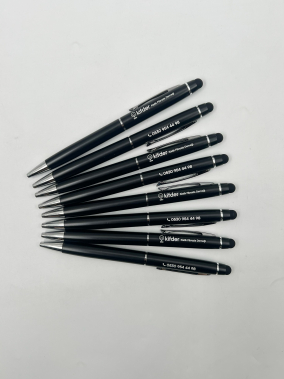 Çevirmeli Metal Dokunmatikli Touchpen Tükenmez Kalem