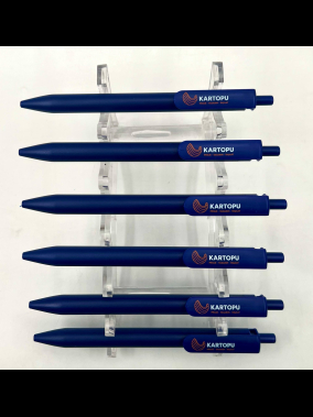 Plastik Basmalı Tükenmez Jel Kalem