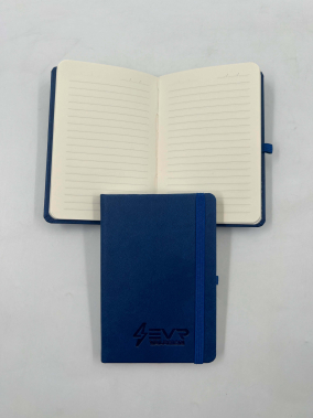 9 x 14 cm Termo PU Sert Kapaklı Cep Boy Tarihsiz Defter 196 Sayfa 80 gr Ivory Krem İç Kağıt Çizgili Lastikli Kalem Tutuculu