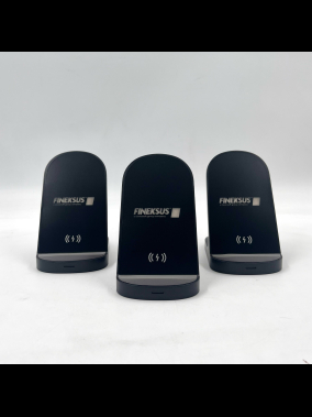 S-link SL-CW05 Mobil Telefon Uyumlu 15W LED Logo PRM Siyah Kablosuz Wireless Şarj Cihazı