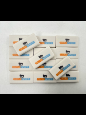 Logo Baskılı Beyaz Renk Promosyon Silgi