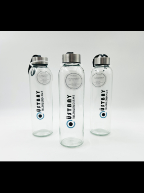 500 ml Cam Matara Şu Şişesi Kılıfsız