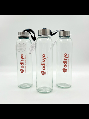 500 ml Cam Matara Şu Şişesi Kılıfsız