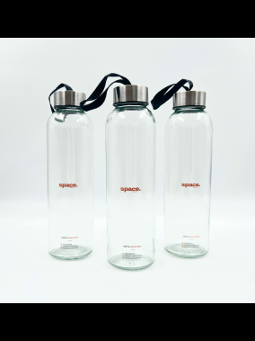 500 ml Cam Matara Şu Şişesi Kılıfsız