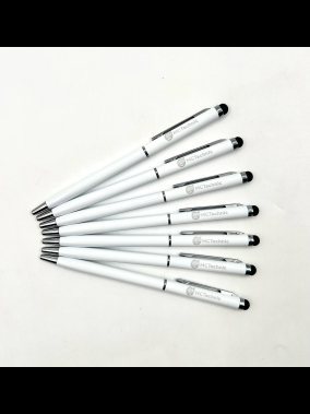 Metal Tükenmez Çevirmeli Touchpen Dokunmatik Kalem