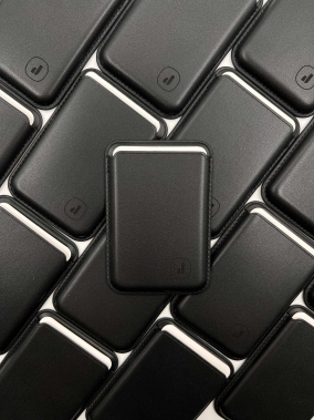 Magsafe Deri Telefon Arkası Kartlık Telefon Arka Cüzdan Telefon Arkası Kart Yuvası
