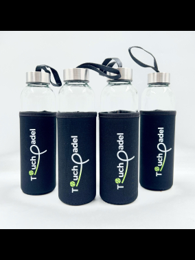 500ml Renkli Kılıflı Cam Matara