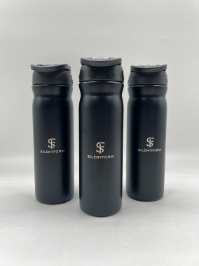 500 ml Emzikli Kapaklı Çelik Matara (Spor Tipi, Taşınabilir)