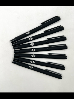 Kapaklı Rubber Gövde Metal Roller Kalem